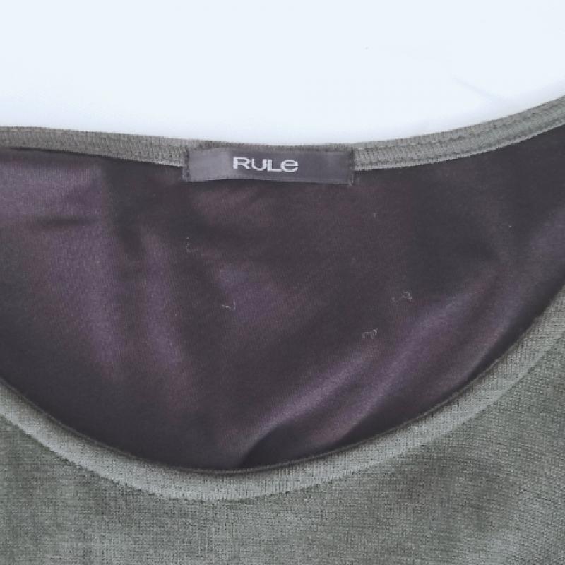 ルール RULe ワンピース ひざ丈スカート L 無地 緑 / グリーン /  レディース USED 古着 中古 10016580
