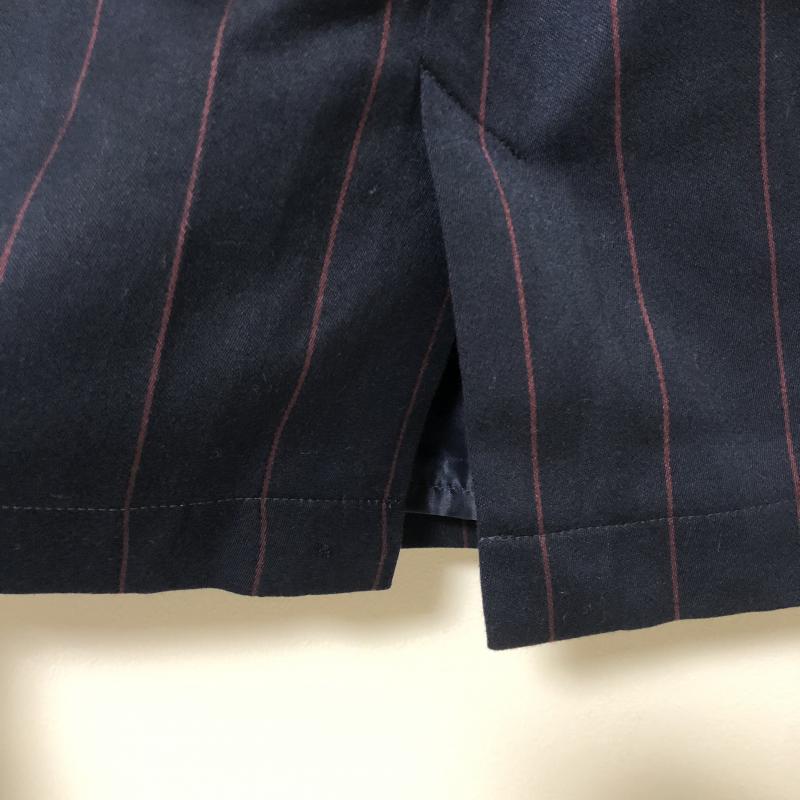 アーノルドパーマー Arnold Palmer スカート ひざ丈スカート 2 ストライプ X ロゴ、文字 紺 / ネイビー / X 赤 / レッド /  レディース USED 古着 中古 10016609