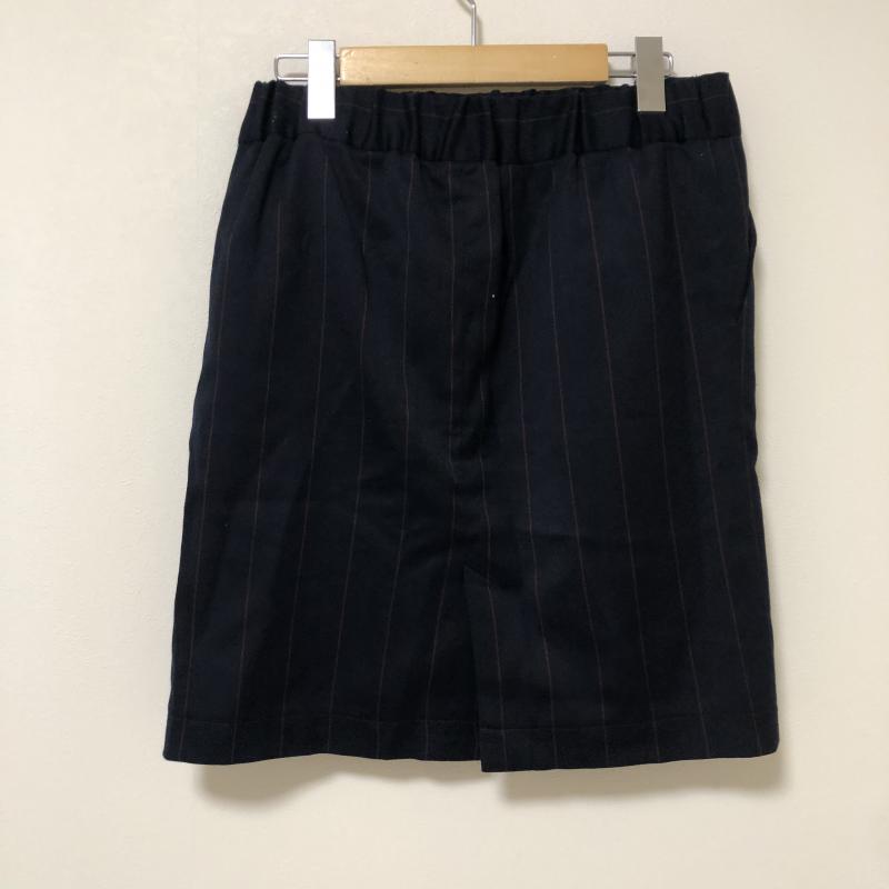 アーノルドパーマー Arnold Palmer スカート ひざ丈スカート 2 ストライプ X ロゴ、文字 紺 / ネイビー / X 赤 / レッド /  レディース USED 古着 中古 10016609