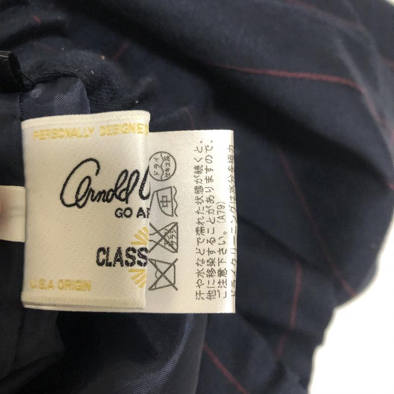 アーノルドパーマー Arnold Palmer スカート ひざ丈スカート 2 ストライプ X ロゴ、文字 紺 / ネイビー / X 赤 / レッド /  レディース USED 古着 中古 10016609