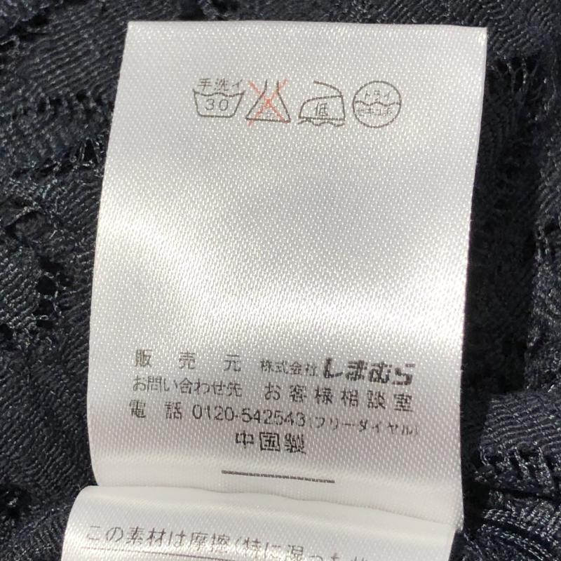ナイスクラップ NICE CLAUP シャツ、ブラウス 半袖 M 無地 X  紺 / ネイビー /  レディース USED 古着 中古 10016648