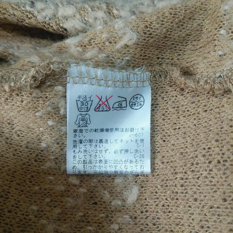 ロペピクニック ROPE' PICNIC ワンピース ひざ丈スカート 38 ボーダー柄 茶 / ブラウン / X ベージュ / ベージュ /  レディース USED 古着 中古 10016734