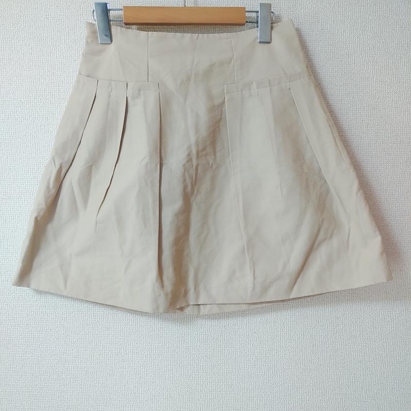 ロペピクニック ROPE' PICNIC スカート ひざ丈スカート 40 無地 ベージュ / ベージュ /  レディース USED 古着 中古 10016735
