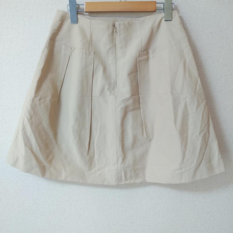 ロペピクニック ROPE' PICNIC スカート ひざ丈スカート 40 無地 ベージュ / ベージュ /  レディース USED 古着 中古 10016735