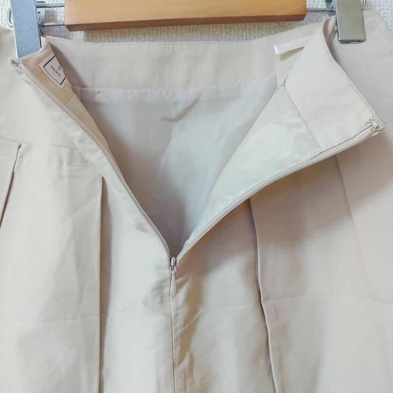 ロペピクニック ROPE' PICNIC スカート ひざ丈スカート 40 無地 ベージュ / ベージュ /  レディース USED 古着 中古 10016735