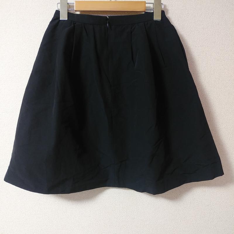 ロペピクニック ROPE' PICNIC スカート ひざ丈スカート 36 無地 黒 / ブラック /  レディース USED 古着 中古 10016742