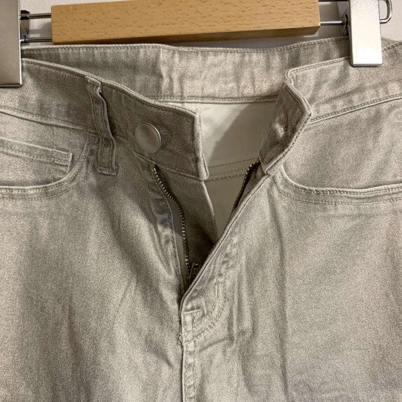 ジーナシス JEANASIS パンツ ワークパンツ、ペインターパンツ XS 無地 銀 / シルバー /  レディース USED 古着 中古 10016772