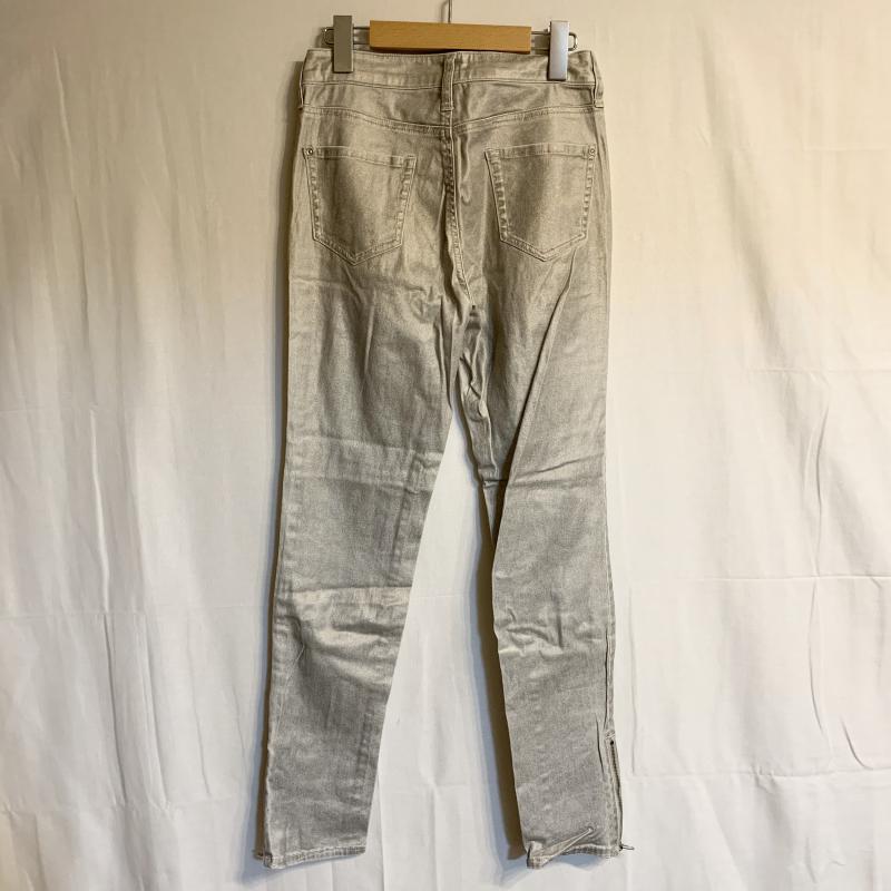 ジーナシス JEANASIS パンツ ワークパンツ、ペインターパンツ XS 無地 銀 / シルバー /  レディース USED 古着 中古 10016772