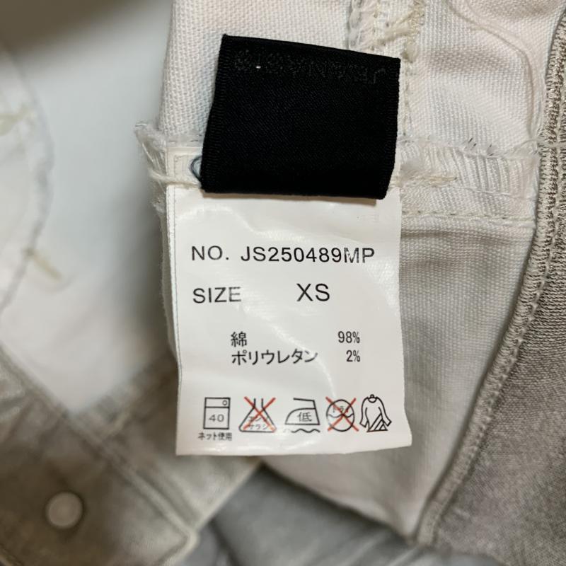 ジーナシス JEANASIS パンツ ワークパンツ、ペインターパンツ XS 無地 銀 / シルバー /  レディース USED 古着 中古 10016772