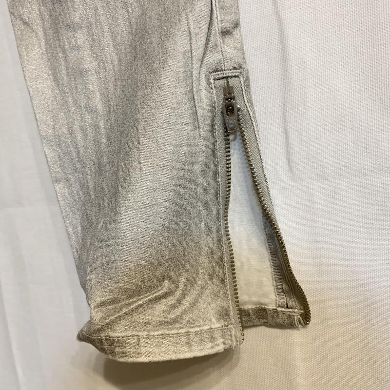 ジーナシス JEANASIS パンツ ワークパンツ、ペインターパンツ XS 無地 銀 / シルバー /  レディース USED 古着 中古 10016772