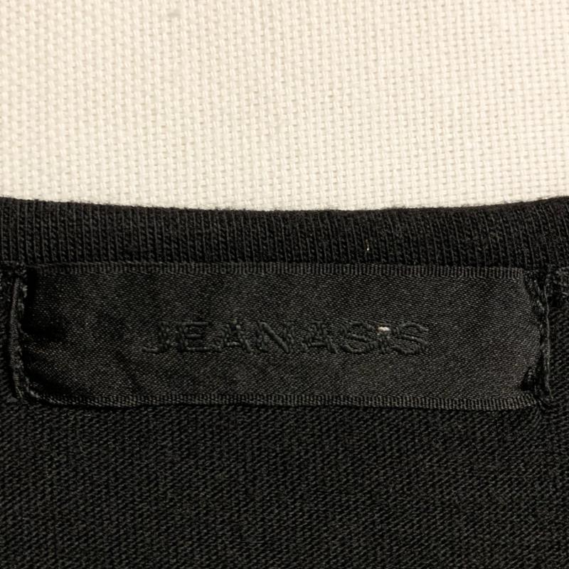 ジーナシス JEANASIS Tシャツ 半袖 FREE プリント X ロゴ、文字 X 無地 黒 / ブラック /  レディース USED 古着 中古 10016785