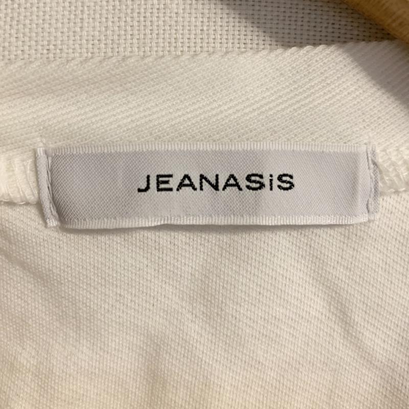 ジーナシス JEANASIS シャツ、ブラウス 半袖 FREE 無地 白 / ホワイト /  レディース USED 古着 中古 10016786