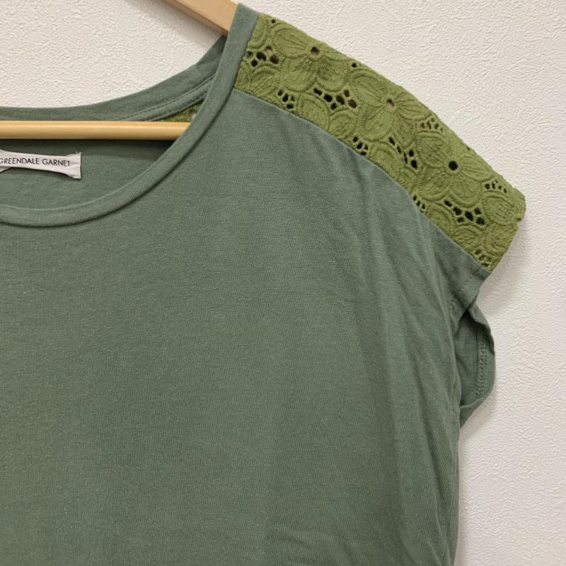 グリーンデイル ガーネット GREENDALE GARNET Tシャツ 半袖 M 無地 緑 / グリーン /  レディース USED 古着 中古 10016794