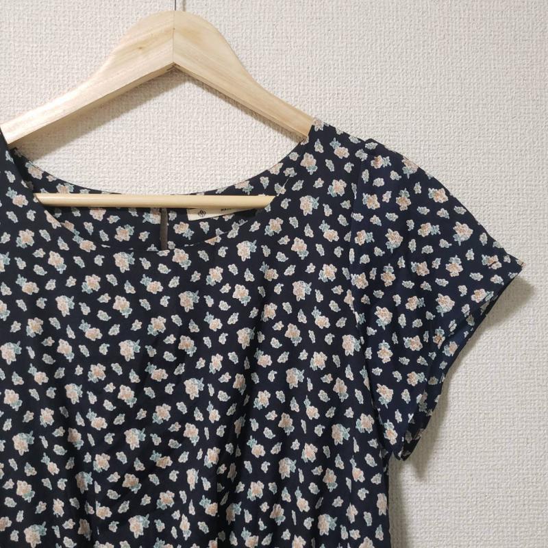 マジェスティックレゴン MAJESTIC LEGON ワンピース ミニスカート FREE 花柄 紺 / ネイビー / X 桃 / ピンク / X 白 / ホワイト /  レディース USED 古着 中古 10016821