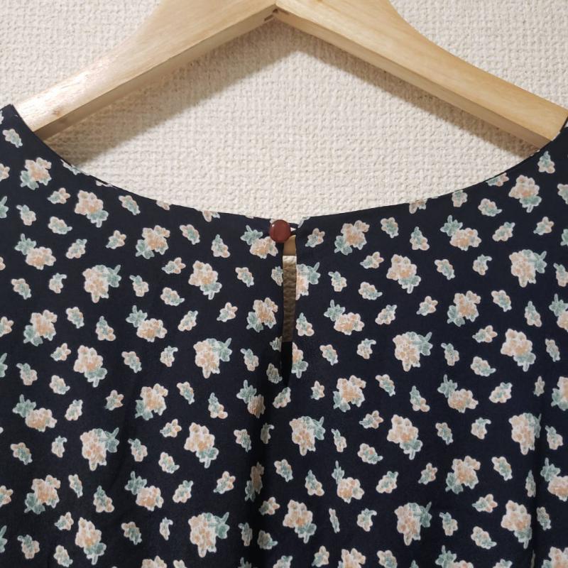 マジェスティックレゴン MAJESTIC LEGON ワンピース ミニスカート FREE 花柄 紺 / ネイビー / X 桃 / ピンク / X 白 / ホワイト /  レディース USED 古着 中古 10016821