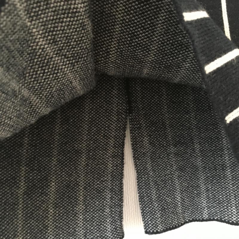 マウジー MOUSSY スカート ひざ丈スカート 1 ストライプ X 総柄 紺 / ネイビー / X 白 / ホワイト /  レディース USED 古着 中古 10016874