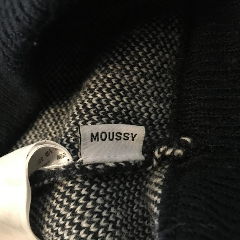 マウジー MOUSSY スカート ひざ丈スカート 1 ストライプ X 総柄 紺 / ネイビー / X 白 / ホワイト /  レディース USED 古着 中古 10016874