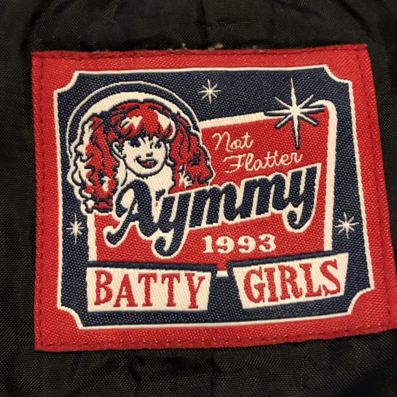エイミー インザ バッティー ガール Aymmy in the batty girls ジャケット、上着 ジャケット、ブレザー バックプリント S チェック X ロゴ、文字 X プリント X ワンポイント X 刺繍 白 / ホワイト / X 青 / ブルー /  レディース USED 古着 中古 10016994
