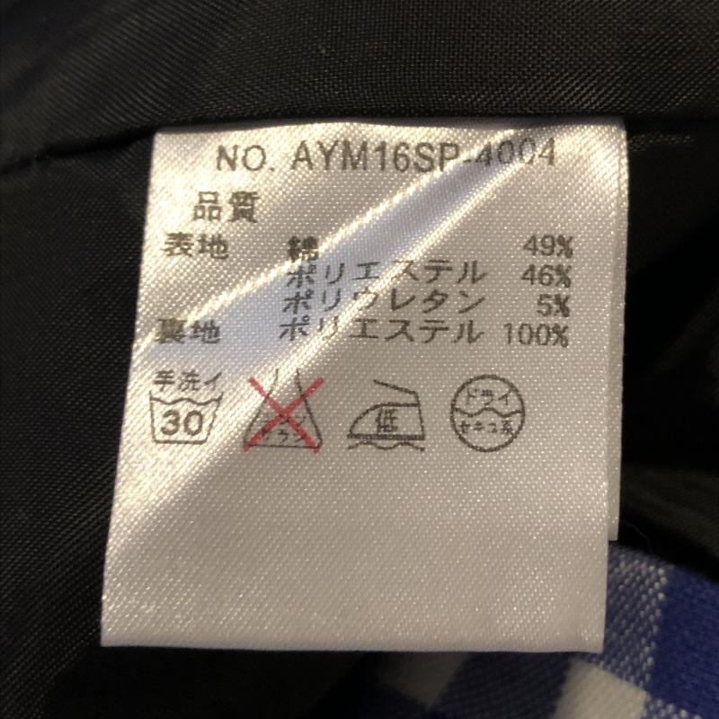 エイミー インザ バッティー ガール Aymmy in the batty girls ジャケット、上着 ジャケット、ブレザー バックプリント S チェック X ロゴ、文字 X プリント X ワンポイント X 刺繍 白 / ホワイト / X 青 / ブルー /  レディース USED 古着 中古 10016994