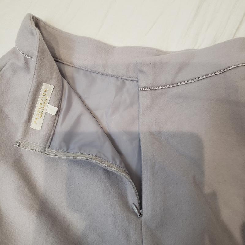 プロポーションボディドレッシング PROPORTION BODY DRESSING スカート ひざ丈スカート 1 無地 灰 / グレー /  レディース USED 古着 中古 10017111