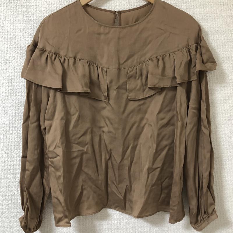 シードレイク Seadrake シャツ、ブラウス 長袖 36 無地 茶 / ブラウン /  レディース USED 古着 中古 10017142