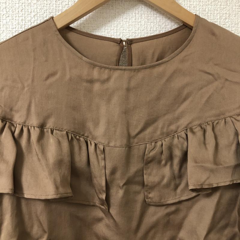 シードレイク Seadrake シャツ、ブラウス 長袖 36 無地 茶 / ブラウン /  レディース USED 古着 中古 10017142