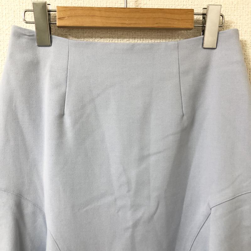 エンネア Ennea スカート ミニスカート 38 無地 青 / ブルー /  レディース USED 古着 中古 10017166