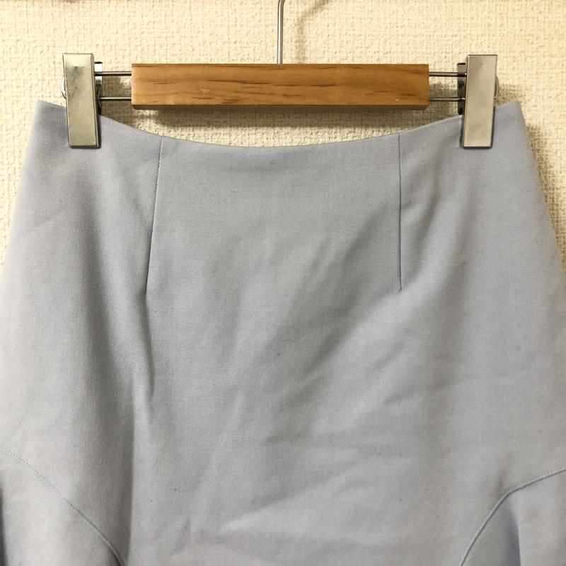 エンネア Ennea スカート ミニスカート 38 無地 青 / ブルー /  レディース USED 古着 中古 10017171
