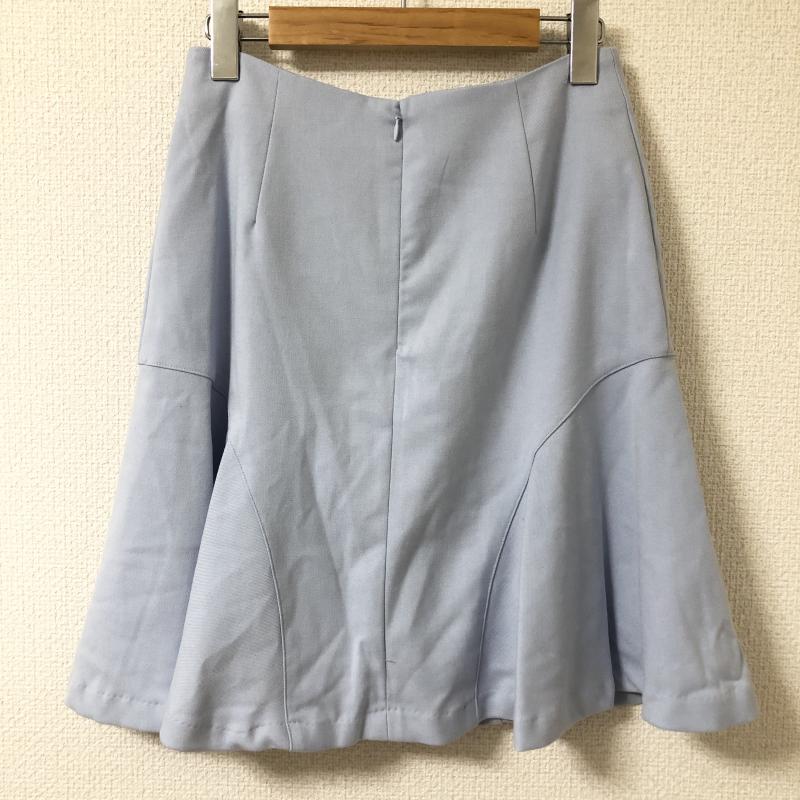 エンネア Ennea スカート ミニスカート 38 無地 青 / ブルー /  レディース USED 古着 中古 10017172