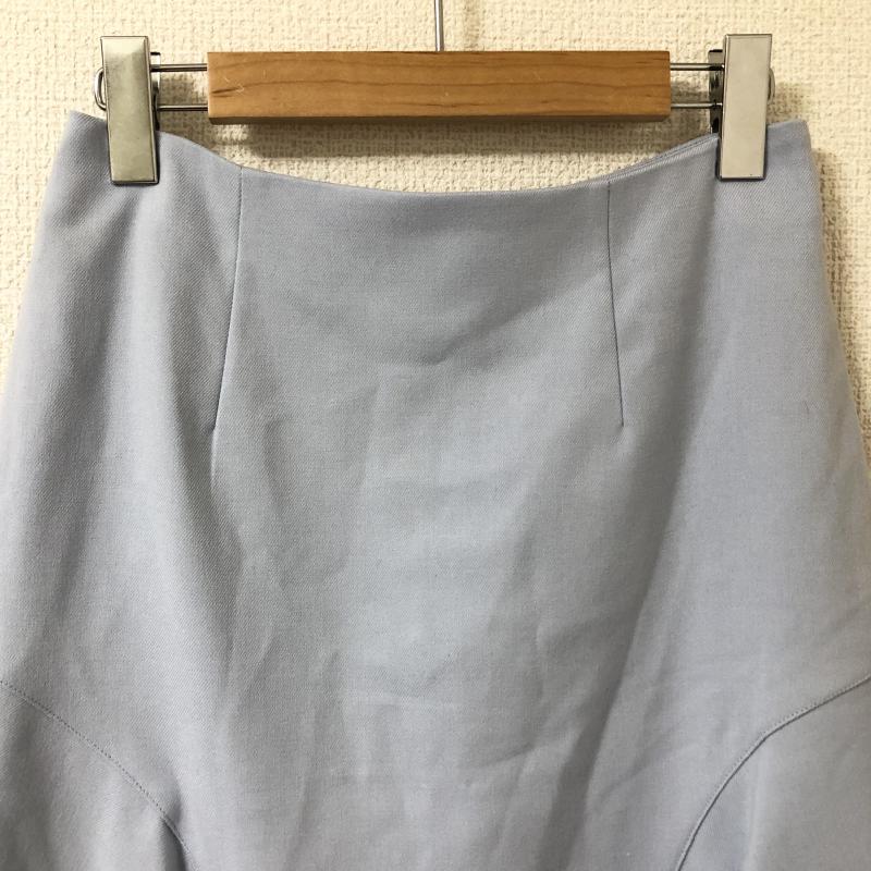 エンネア Ennea スカート ミニスカート 38 無地 青 / ブルー /  レディース USED 古着 中古 10017172