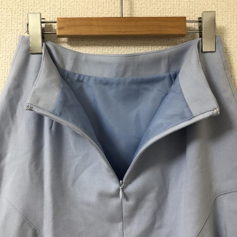エンネア Ennea スカート ミニスカート 38 無地 青 / ブルー /  レディース USED 古着 中古 10017173