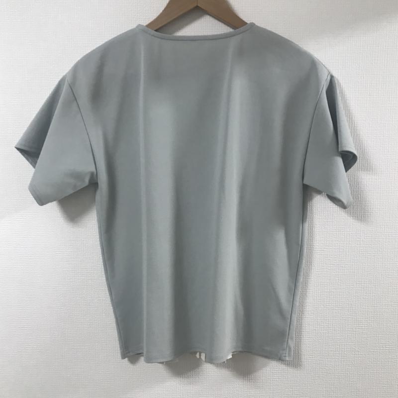 ヨーロ YOLO カットソー 半袖 36 無地 カーキ / カーキ / X 白 / ホワイト /  レディース USED 古着 中古 10017194