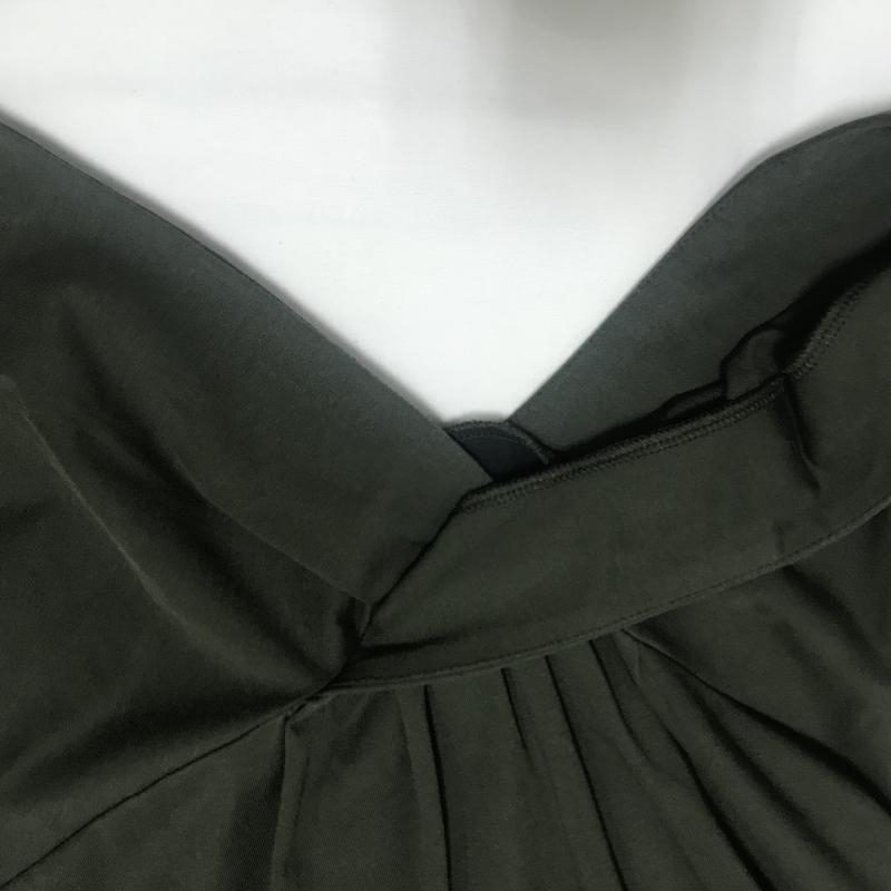 ロージー ROSIEE カットソー 半袖 36 無地 カーキ / カーキ /  レディース USED 古着 中古 10017201