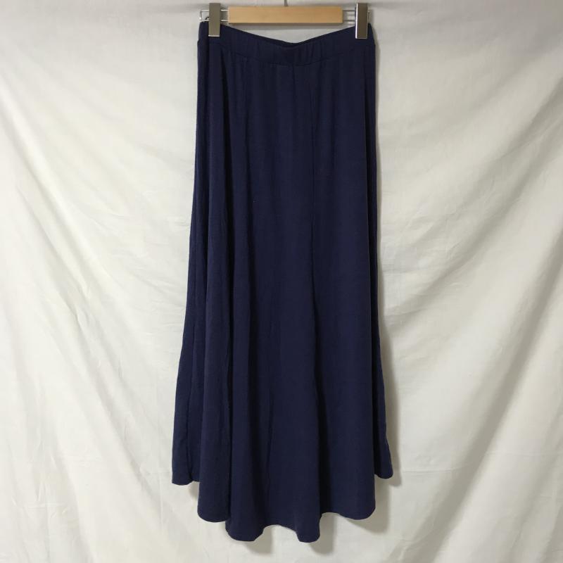 アズールバイマウジー AZUL BY MOUSSY スカート ひざ丈スカート M 無地 青 / ブルー /  レディース USED 古着 中古 10017310