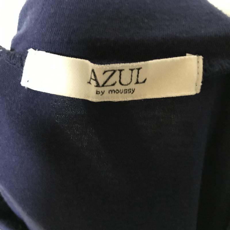 アズールバイマウジー AZUL BY MOUSSY スカート ひざ丈スカート M 無地 青 / ブルー /  レディース USED 古着 中古 10017310
