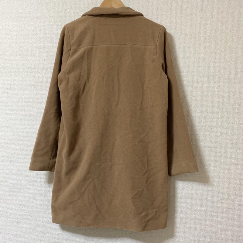 カラー Color コート コート一般 M 無地 茶 / ブラウン /  レディース USED 古着 中古 10017350