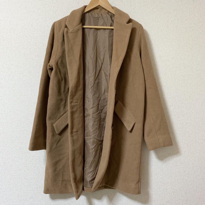 カラー Color コート コート一般 M 無地 茶 / ブラウン /  レディース USED 古着 中古 10017350