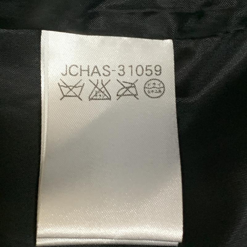 エル ELLE スカート ひざ丈スカート 40 無地 黒 / ブラック /  レディース USED 古着 中古 10017362