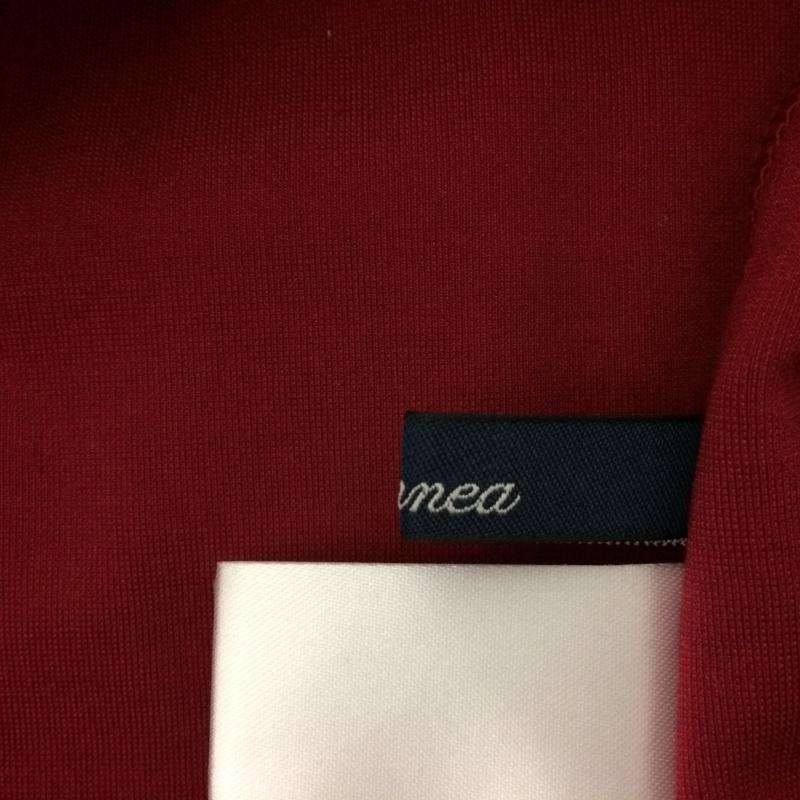 エンネア Ennea カットソー 七分袖 38 無地 えんじ / ワインレッド /  レディース USED 古着 中古 10017492