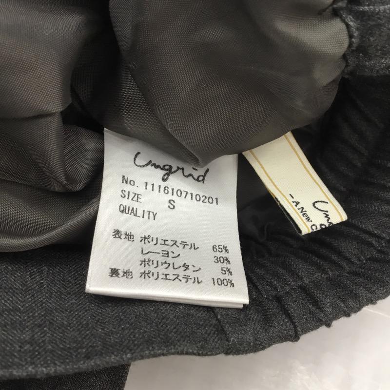 アングリッド Ungrid パンツ  パンツ S 無地 灰 / グレー /  レディース USED 古着 中古 10021447