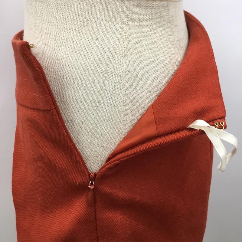 クローラ crolla スカート ミニスカート スカート 34 無地 橙 / オレンジ /  レディース USED 古着 中古 10021475
