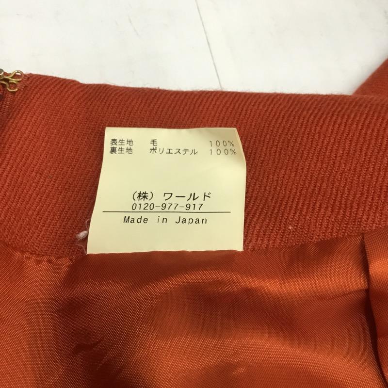 クローラ crolla スカート ミニスカート スカート 34 無地 橙 / オレンジ /  レディース USED 古着 中古 10021475