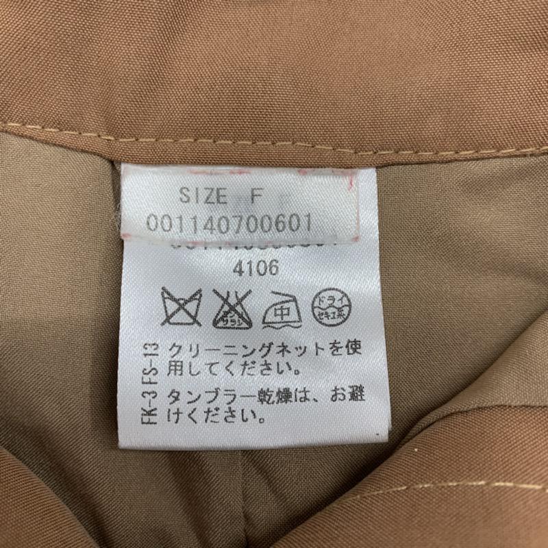 マーキュリーデュオ MERCURYDUO パンツ ショートパンツ ベルト付き 無地 FREE 無地 キャメル / キャメル /  レディース USED 古着 中古 10021478