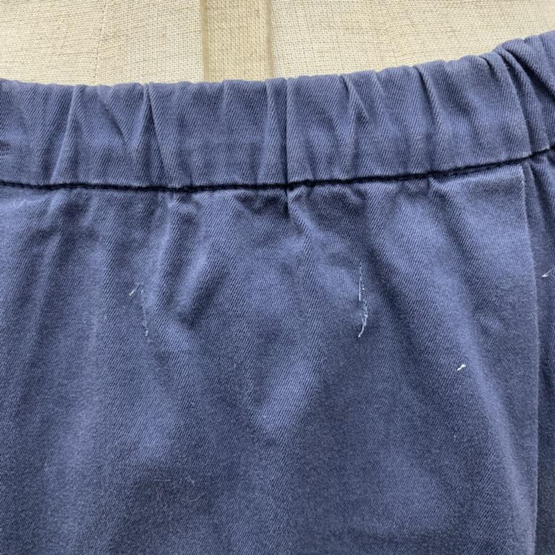 スーパーハッカ SUPER HAKKA スカート  台形スカート M 無地 紺 / ネイビー /  レディース USED 古着 中古 10021487