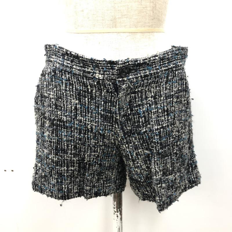フレームワーク FRAMeWORK パンツ  ツイードショートパンツ 黒 / ブラック /  レディース USED 古着 中古 10021490