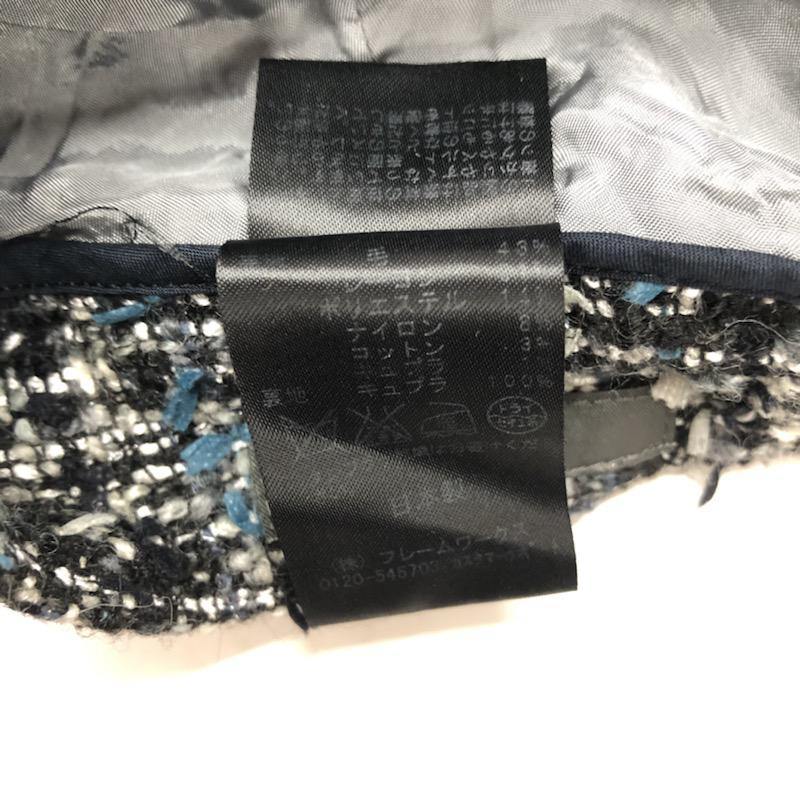 フレームワーク FRAMeWORK パンツ  ツイードショートパンツ 黒 / ブラック /  レディース USED 古着 中古 10021490