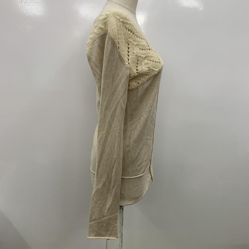 ロッソ ROSSO カットソー  ニットカットソー FREE ベージュ / ベージュ /  レディース USED 古着 中古 10021498