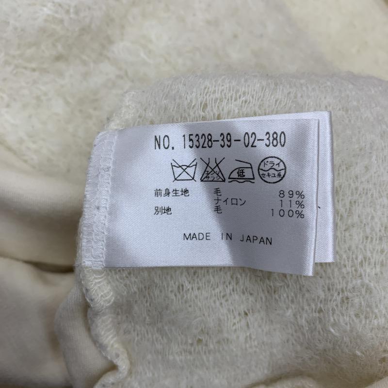 アナイ ANAYI カットソー 長袖 切替カットソー 無地 38 無地 オフホワイト / オフホワイト /  レディース USED 古着 中古 10021520