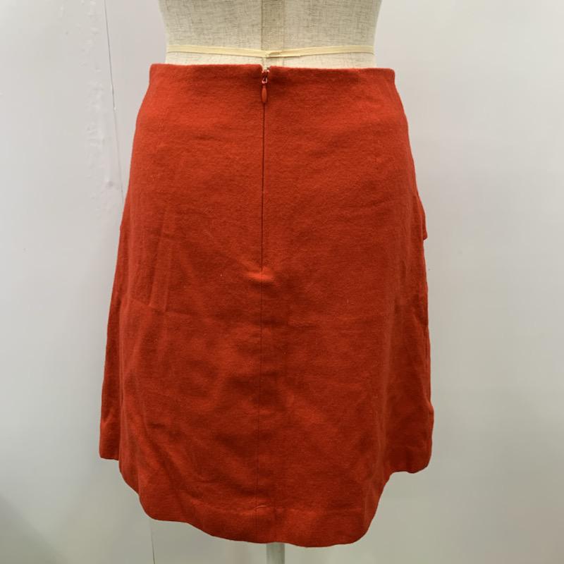 クローラ crolla スカート ひざ丈スカート Aラインスカート 無地 38 無地 赤 / レッド /  レディース USED 古着 中古 10021543