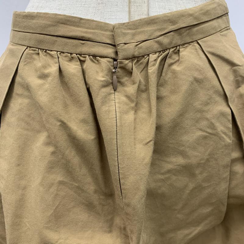 ラピスルーチェビームス LAPIS LUCE BEAMS スカート  ミニスカート 38 無地 キャメル / キャメル /  レディース USED 古着 中古 10021558
